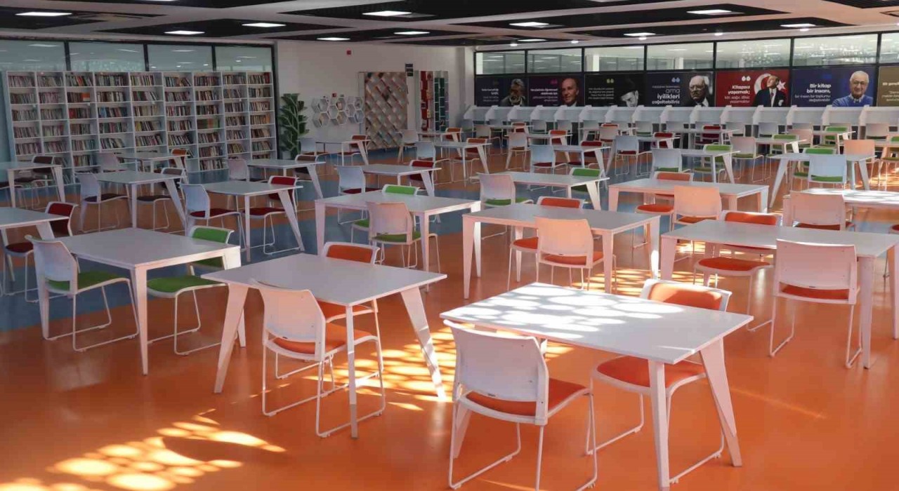 Yeşilyurt Belediyesinden Çilesiz Mahallesine 250 kişilik kütüphane