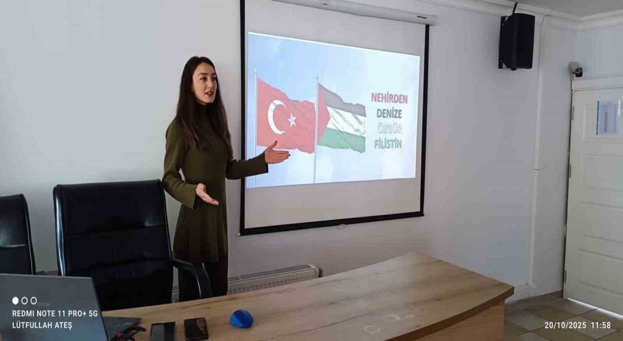 Yükümlüler, işgal altındaki Filistini anlatan belgeseli izledi