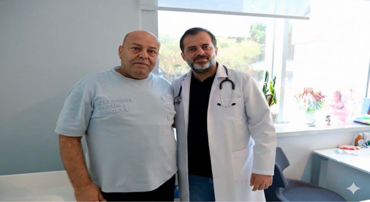 Yurt dışından gelen mide kanseri hastası Mersinde sağlığına kavuştu