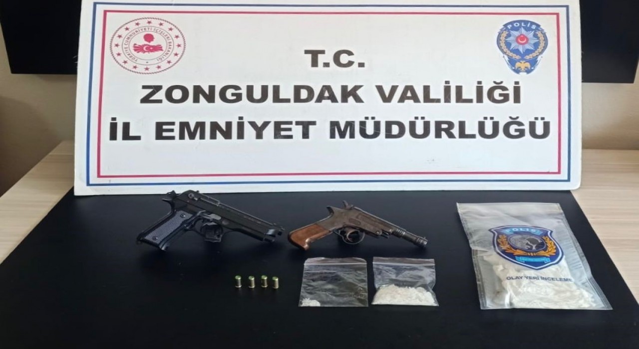Zonguldakta uyuşturucu operasyonunda 1 kişi tutuklandı