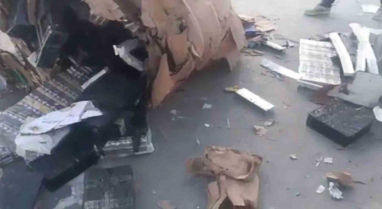 36 saatlik teknik takip 10 bin paket kaçak sigarayı ele verdi