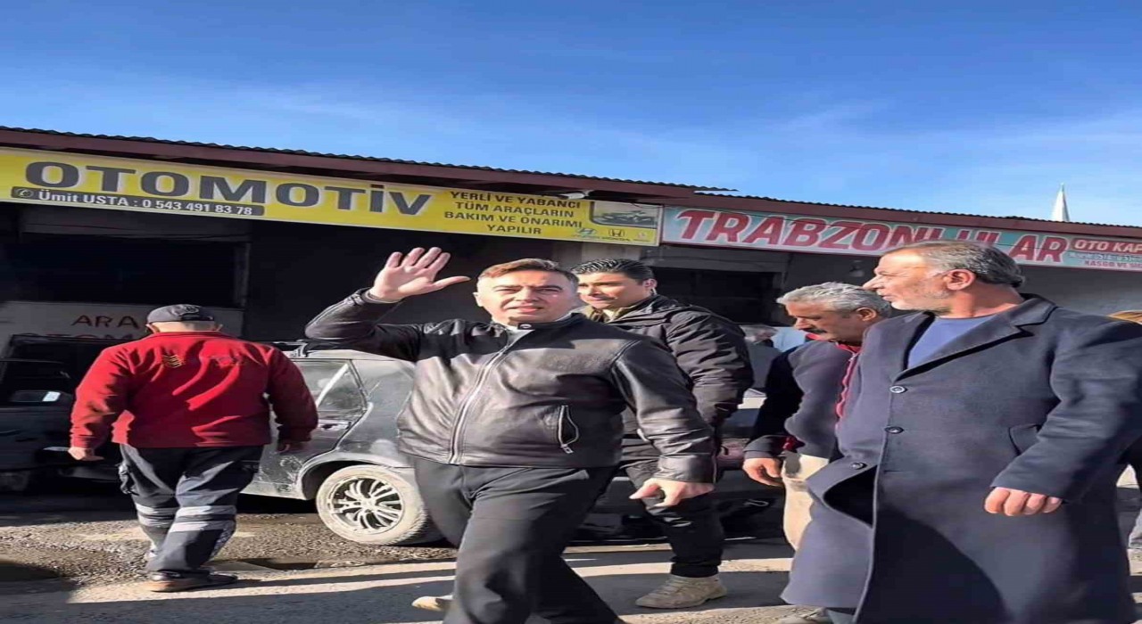 Ağrı Emniyet Müdürü Önder, sanayi esnafını ziyaret etti