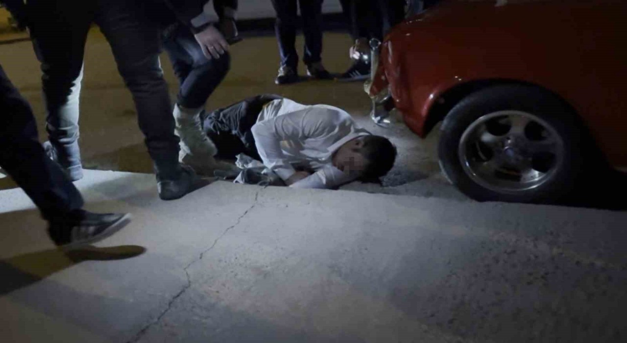 Aksarayda yol ortasında palalı saldırı: 1 ağır yaralı