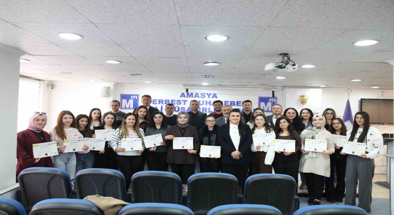 Amasyada kadınlara yönelik dijital muhasebe eğitimi tamamlandı