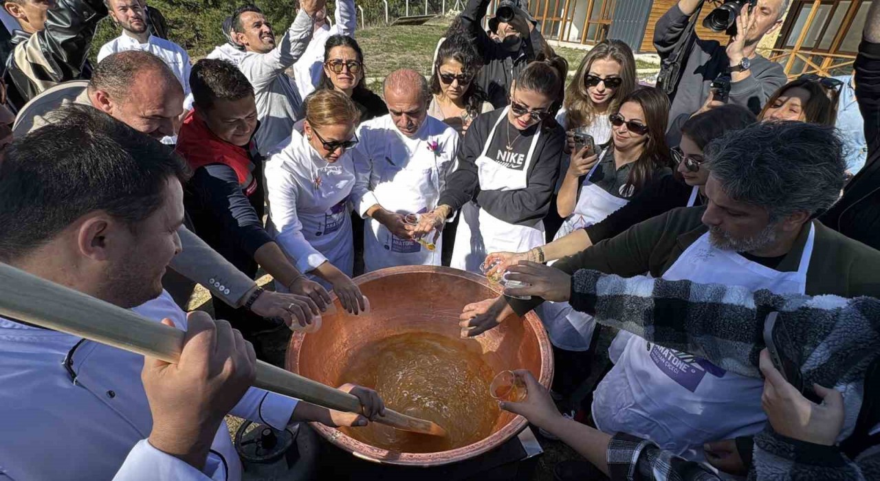 Anadoludakiler projesinin ilk İmeci Ağı dünyanın en pahalı baharatı safran oldu