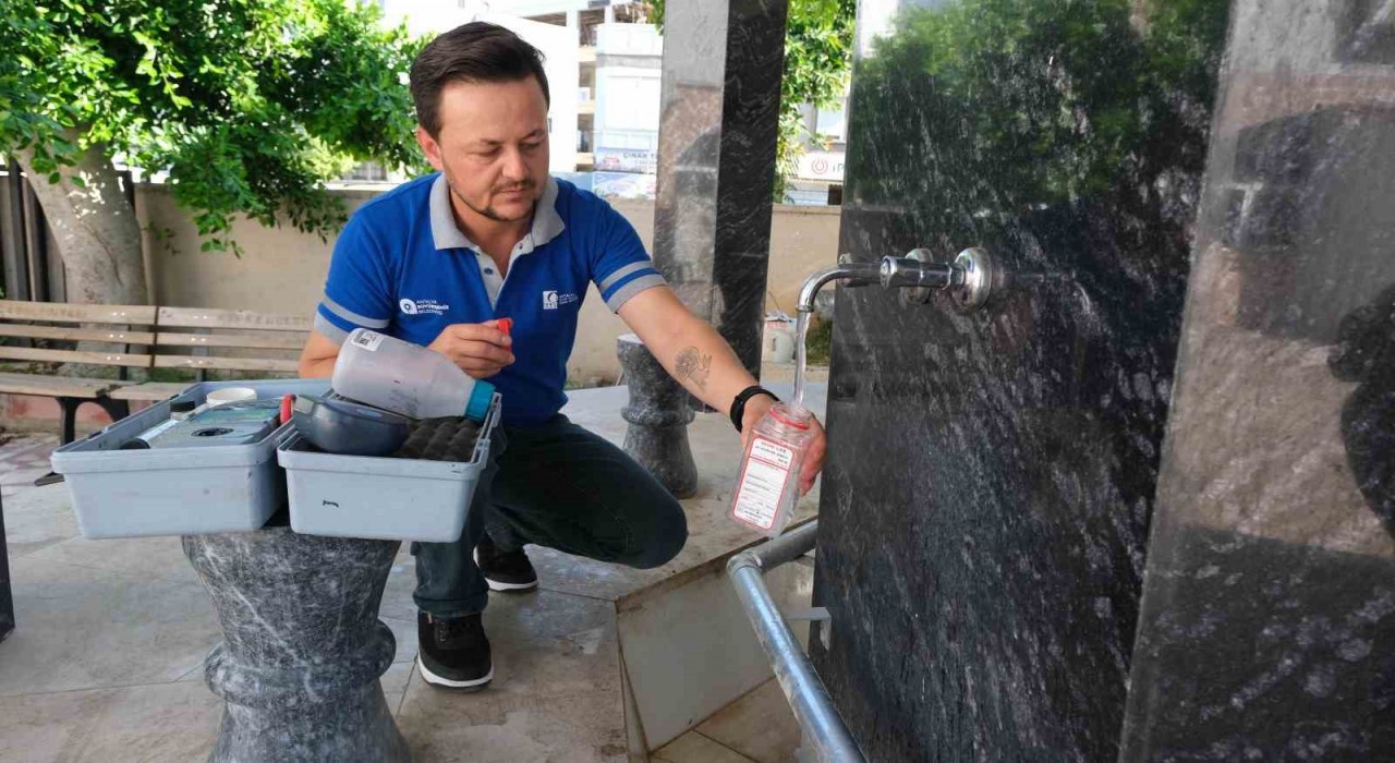 Antalyanın içme suyu güvenliği için 19 ilçede 264 farklı noktadan su analizi yapılıyor