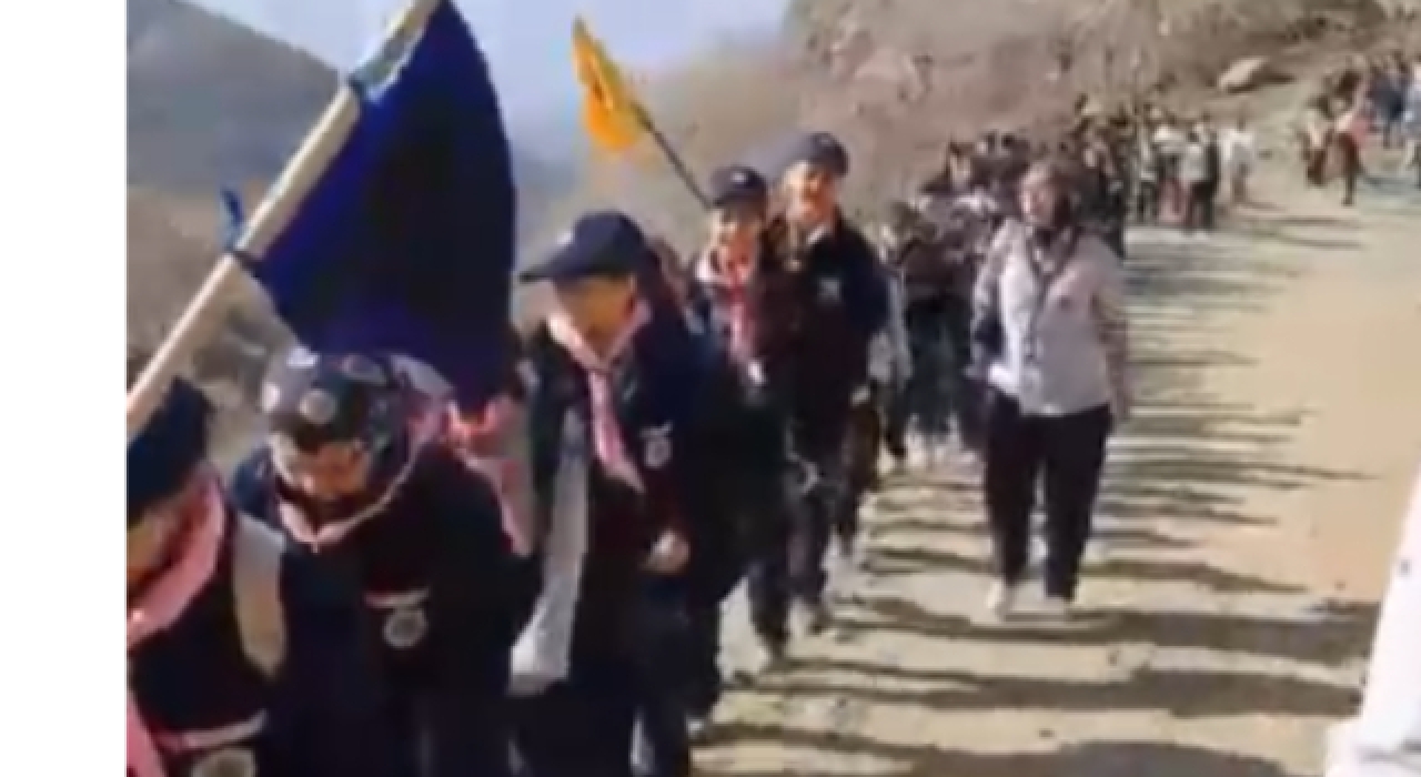 Atatürk Ortaokulu İzcileri Dumanlı Yaylası’nda Yürüdü