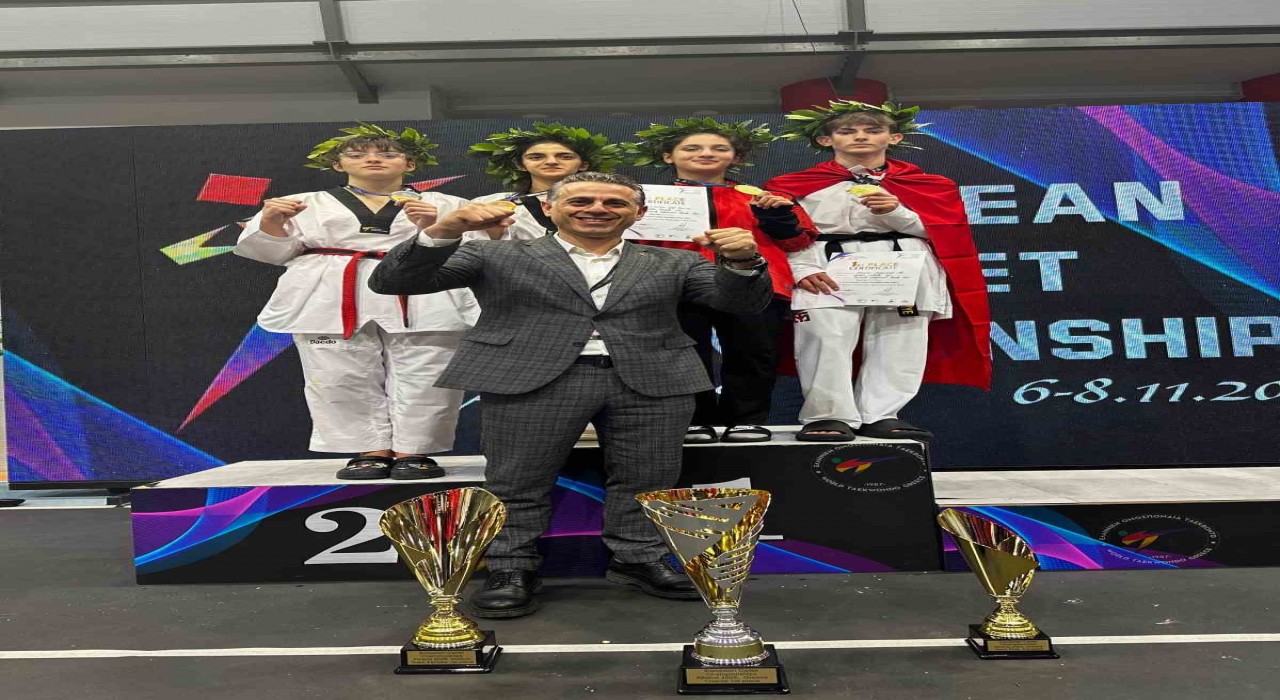Avrupa Yıldızlar Taekwondo Şampiyonasında Türkiye şampiyon oldu