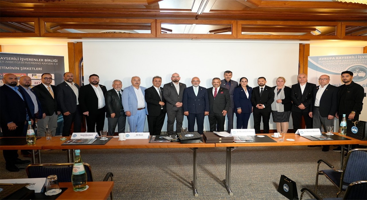 Avrupadaki Kayserili iş dünyası yatırım vizyonunda buluştu