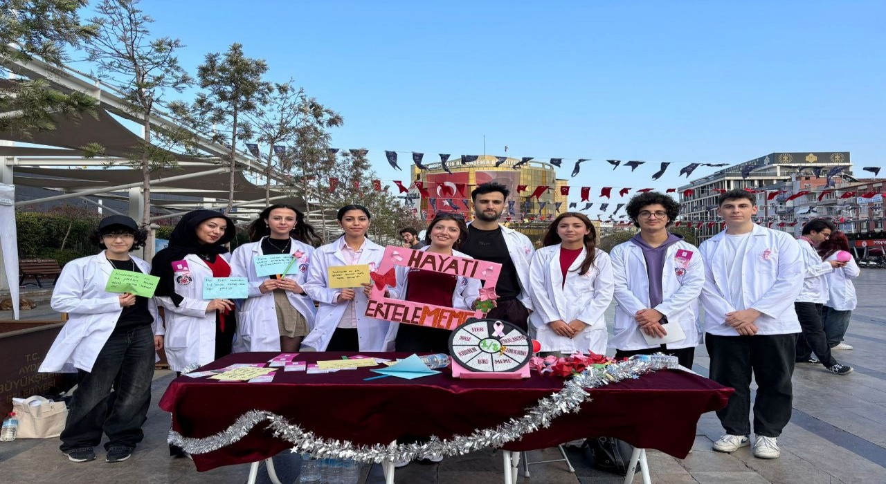 Aydında tıp öğrencileri Meme Kanserine dikkat çekti