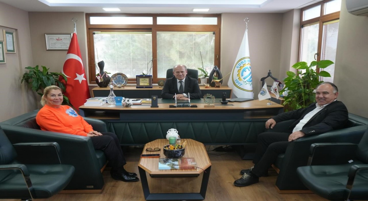 Ayvalıktan Edremit Ticaret Odasına ziyaret