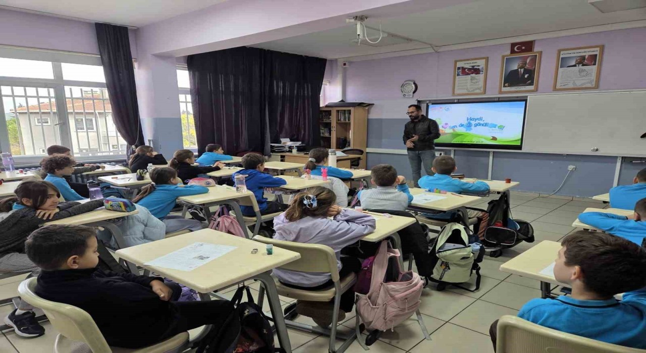 Babaeskide öğrencilere su verimliliği, gıda israfı ve beslenme eğitimi