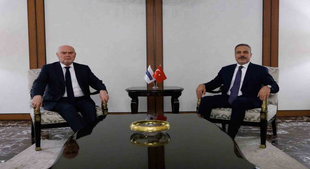 Bakan Fidan, AGİT Genel Sekreteri Sinirlioğlunu kabul etti