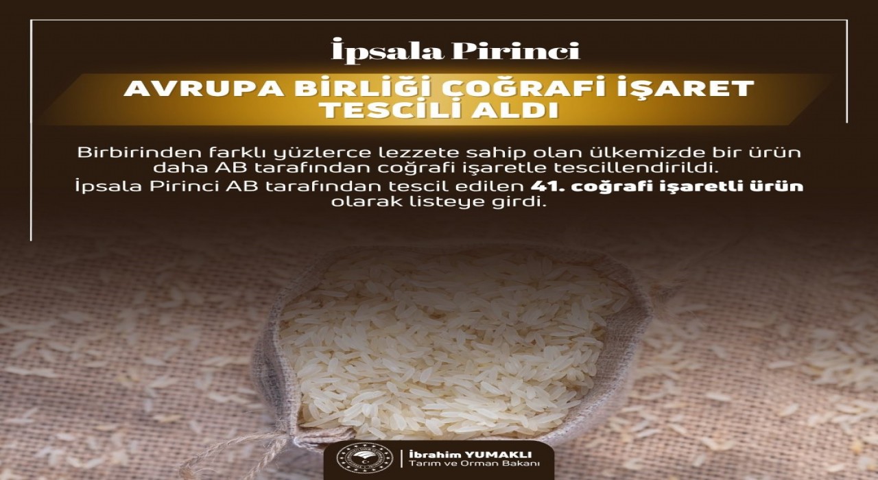 Bakan Yumaklı: Tescilli ürün sayımız 42ye yükseldi