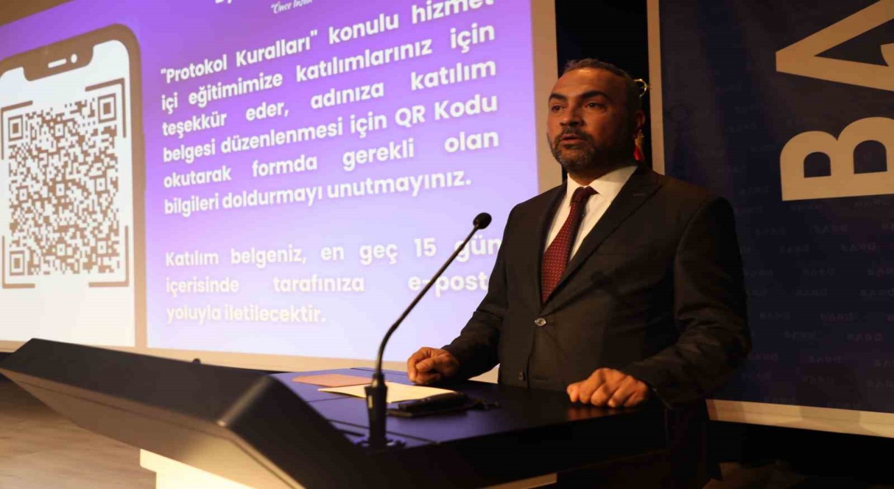 BARÜde Protokol Kuralları Eğitimi yoğun ilgi gördü