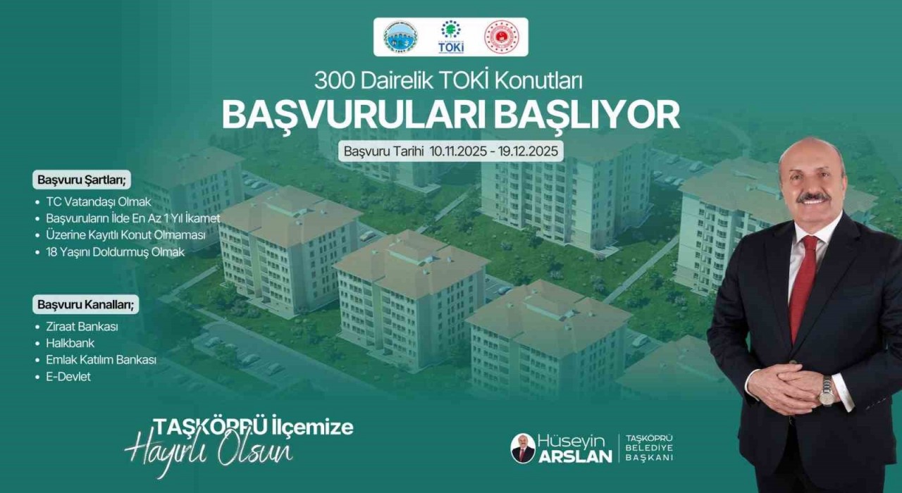 Başkan Arslandan TOKİ projesi için vatandaşlara başvuru hatırlatması
