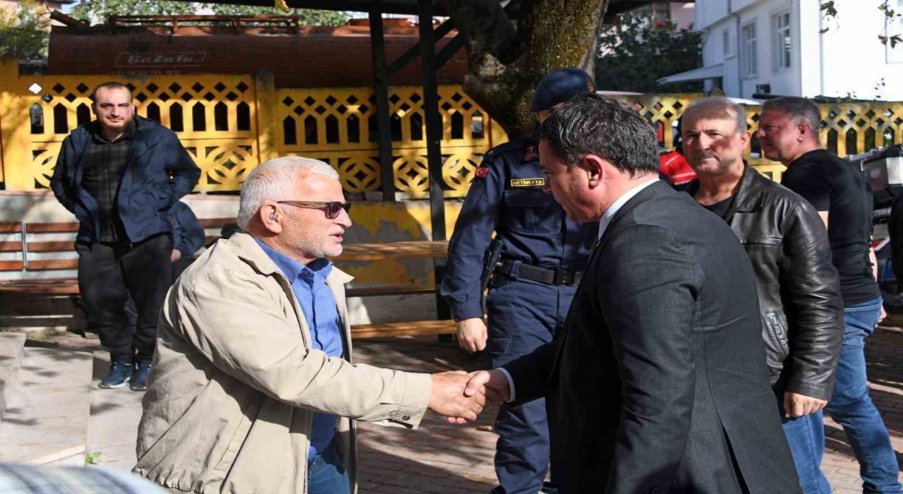 Başkan Aydının Cuma durağı Çağlayan Mahallesi