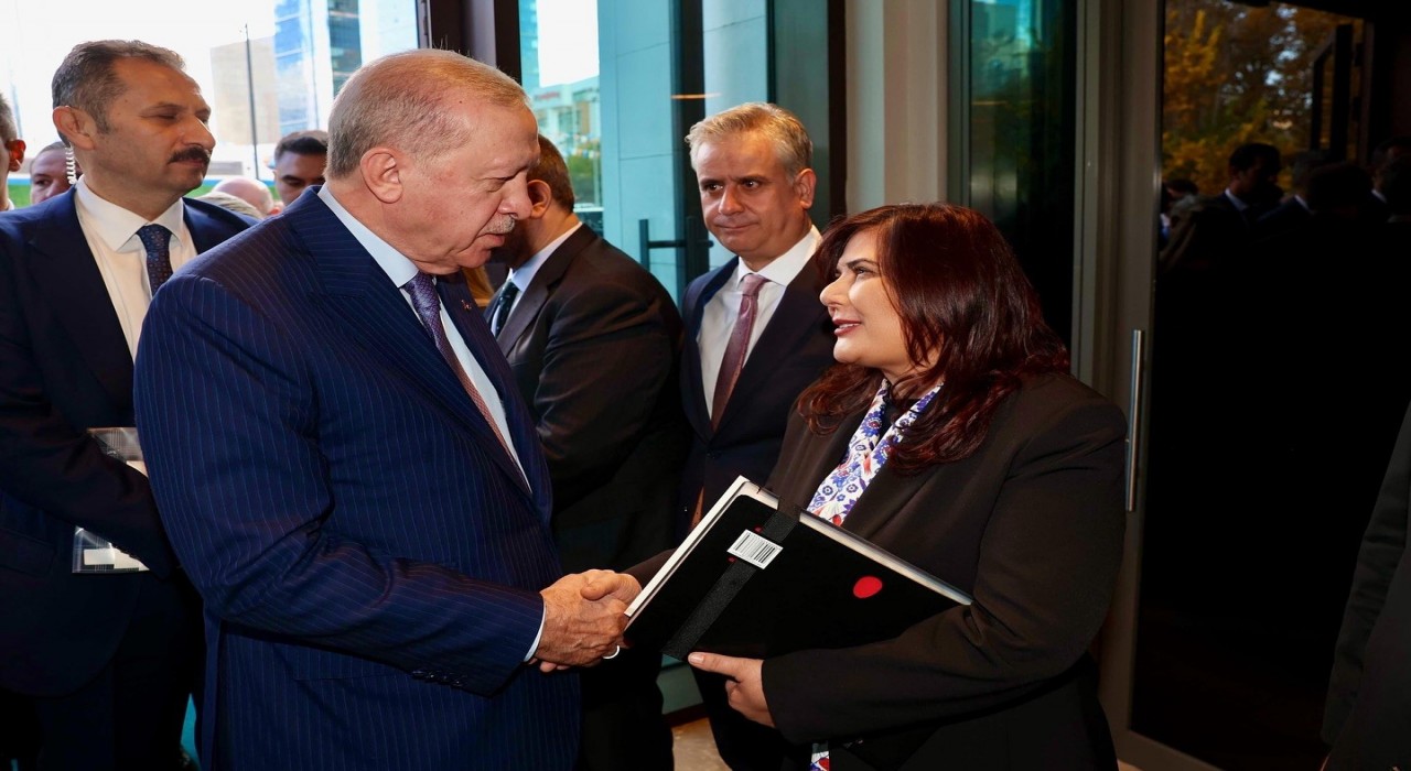 Başkan Çerçioğlu, Cumhurbaşkanı Erdoğanın başkanlığında düzenlenen toplantıya katıldı