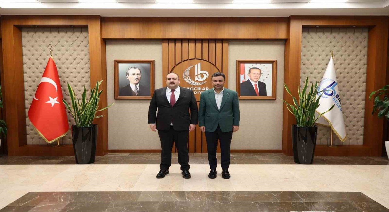 Başkan Hamamcıdan Bağcılar Belediye Başkanı Yasin Yıldıza nezaket ziyareti