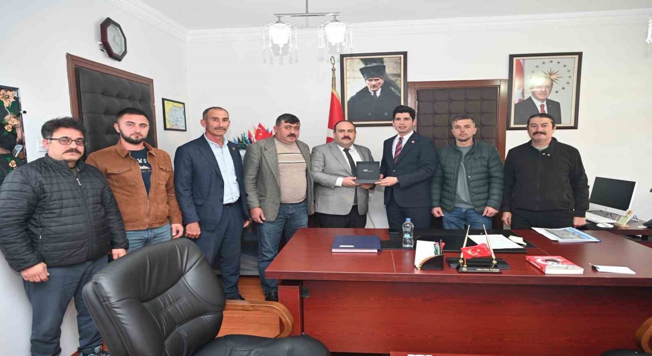 Başkan Hamamcıdan yeni İnönü İlçe Kaymakamı Teymüre hayırlı olsun ziyareti