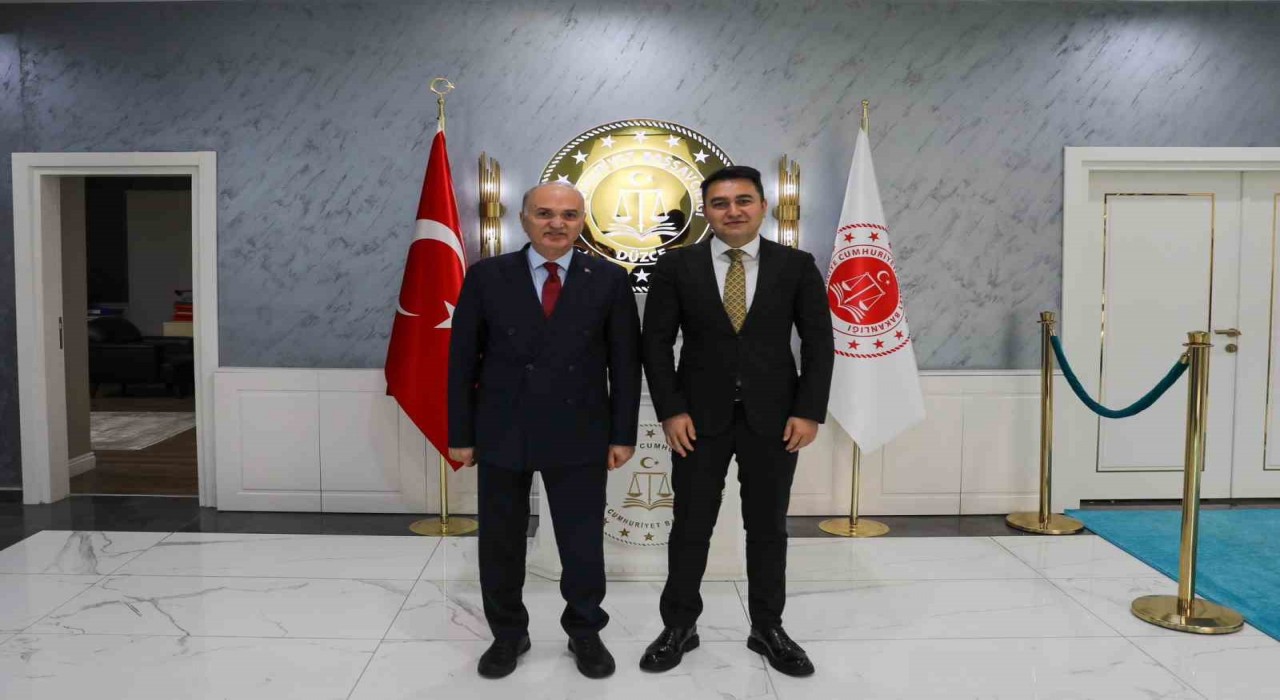 Başkan Özlü, Başsavcı Emre ile bir araya geldi