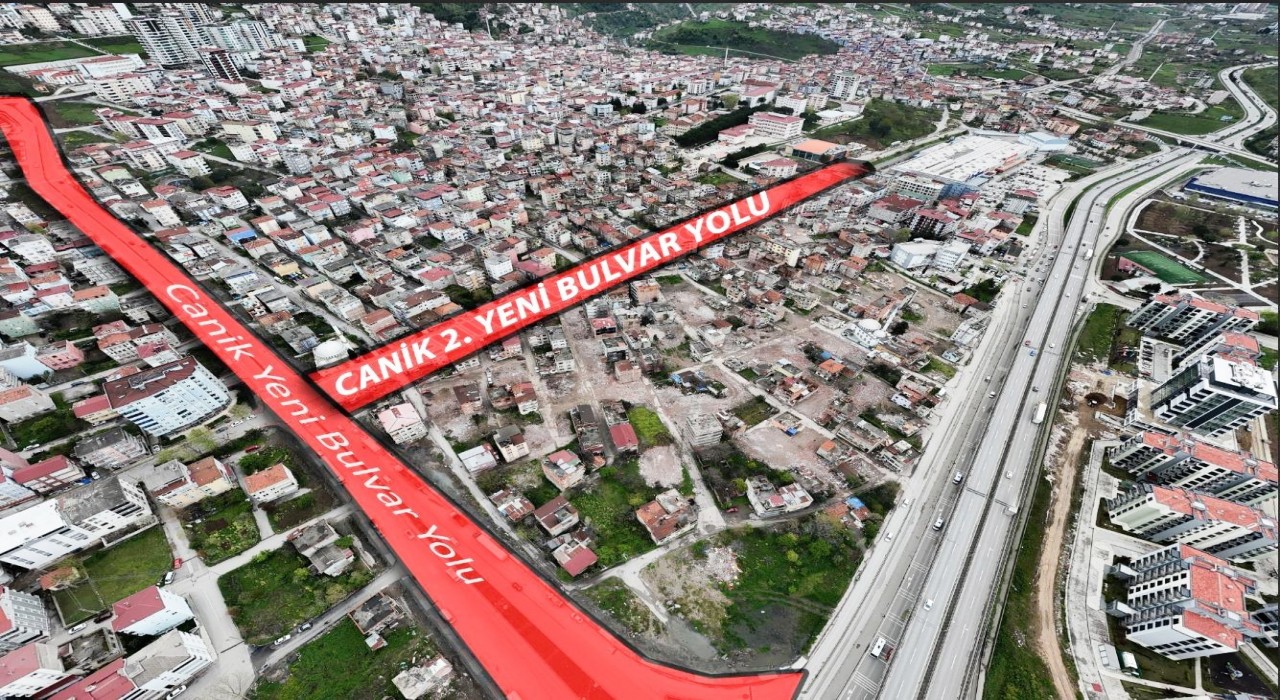 Başkan Sandıkçı: Canik 2. Yeni Bulvar Yolunu ilçemize kazandırıyoruz