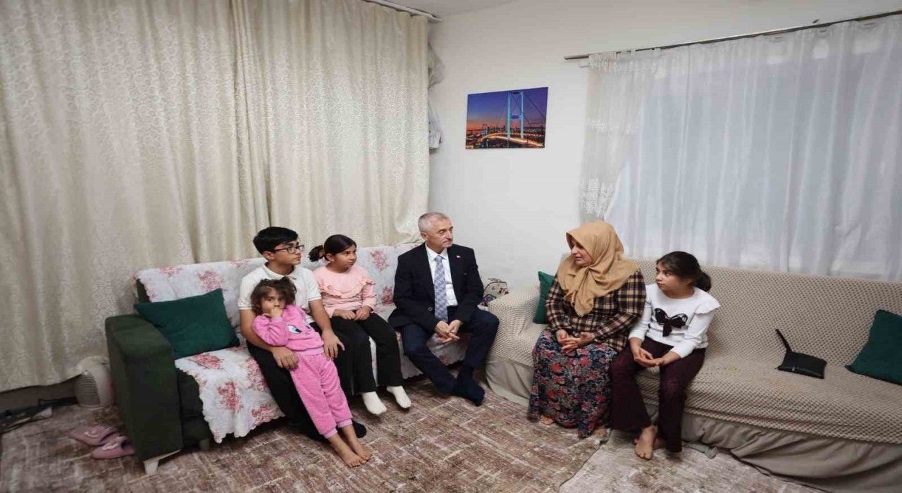 Başkan Tahmazoğlundan aile ve esnaf ziyaretleri