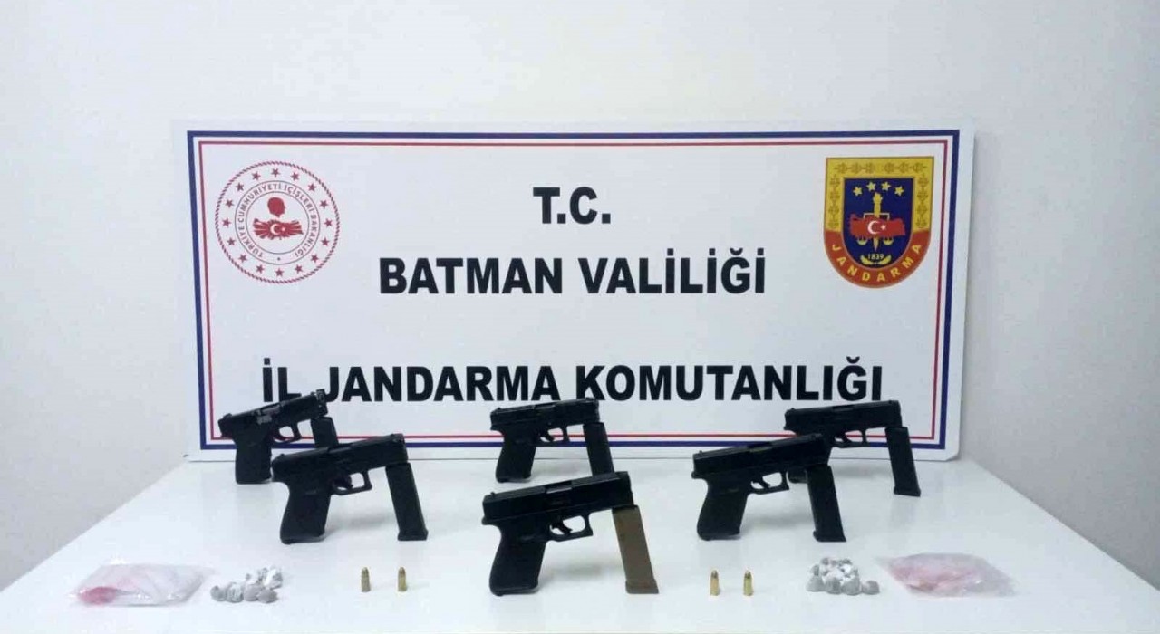 Batmanda kaçak silah operasyonu: 6 tutuklama
