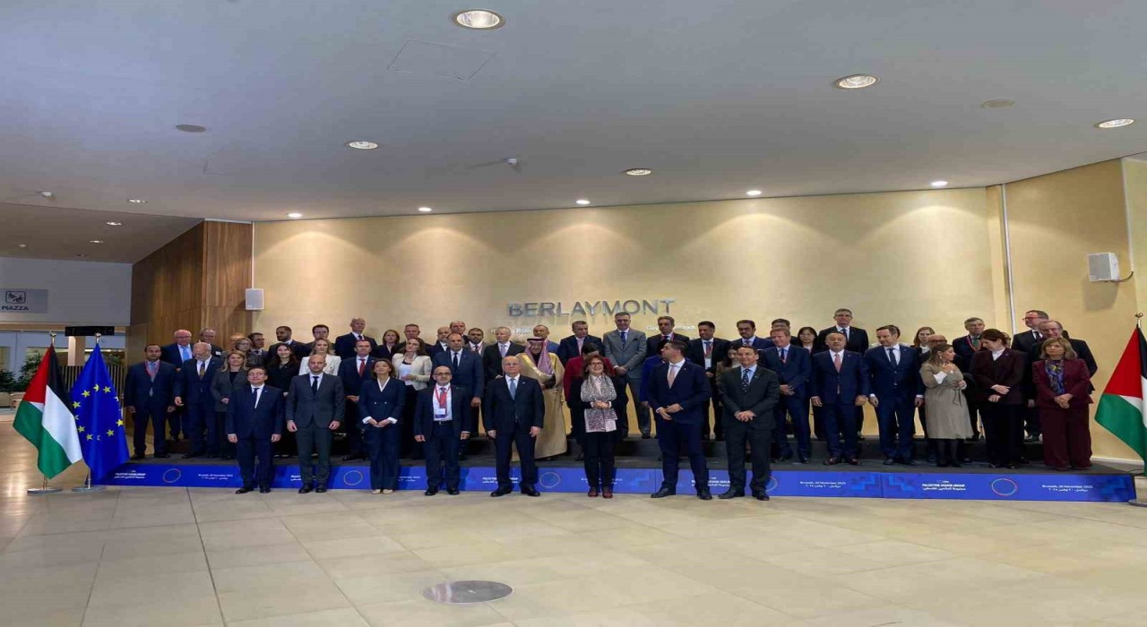 Belçikada 60 ülkenin katılımı ile Filistin Bağışçılar Grubu toplantısı yapıldı