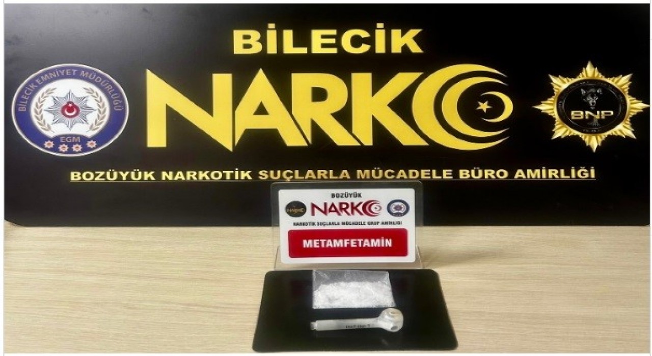 Bilecikte 1 kişinin üzerinden uyuşturucu madde çıktı