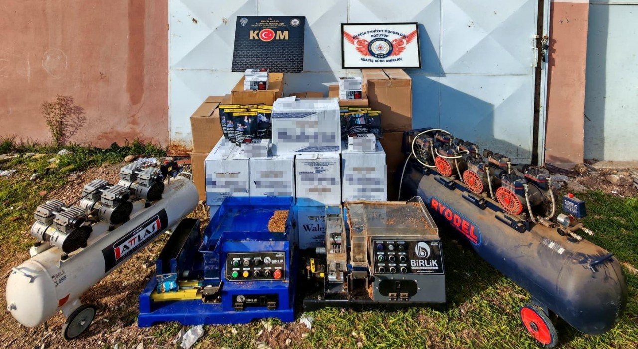 Bilecikte 98 bin makaron ele geçirildi