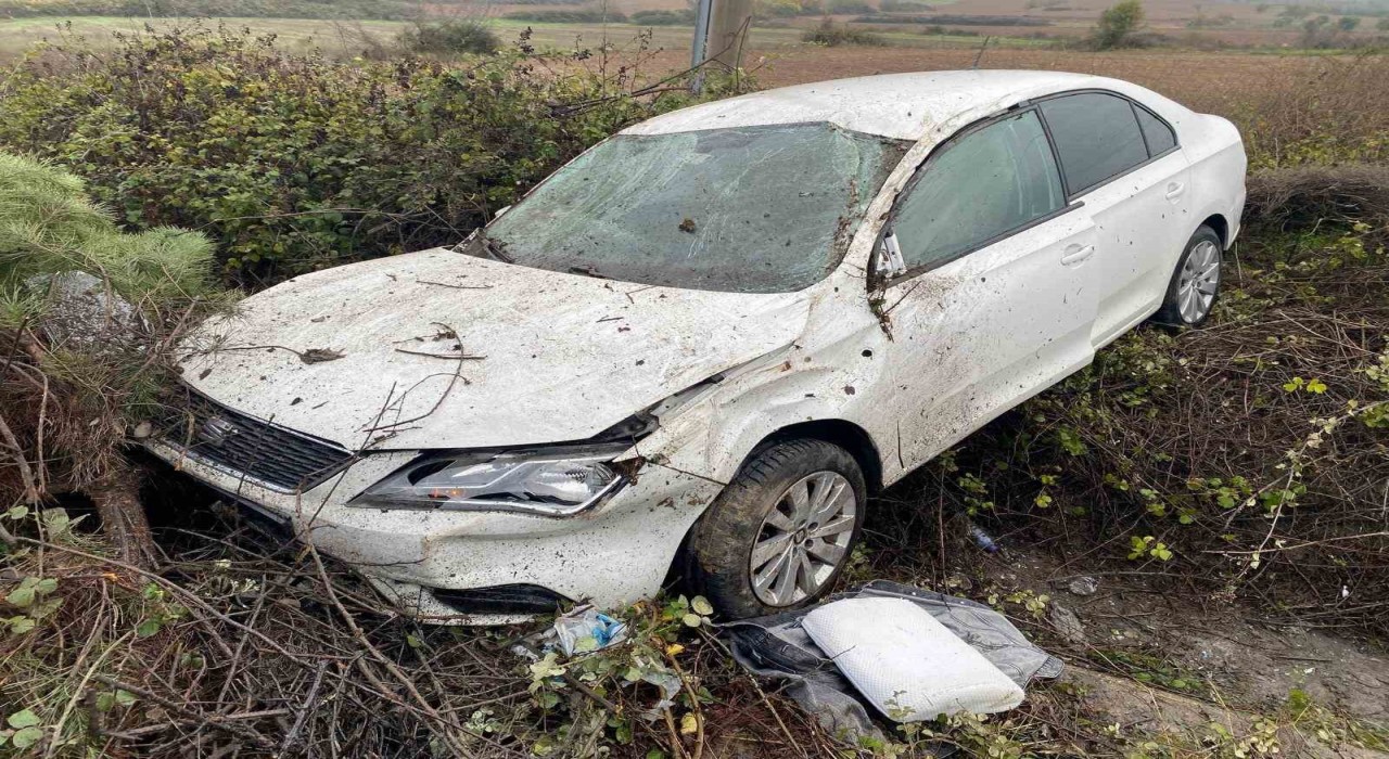 Bilecikte trafik kazası: 2 yaralı