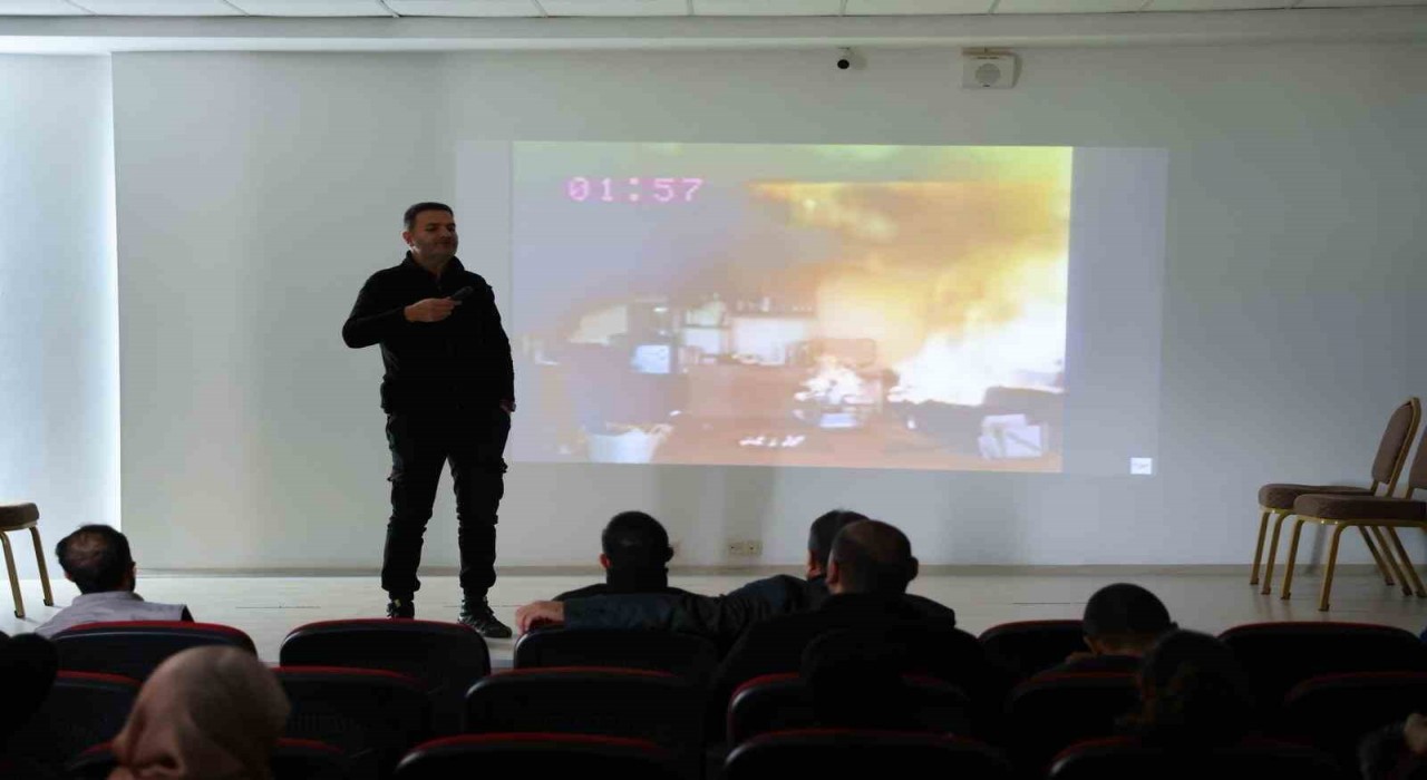 Bingölde dezavantajlı bireylere yangın ve afet farkındalık eğitimi verildi
