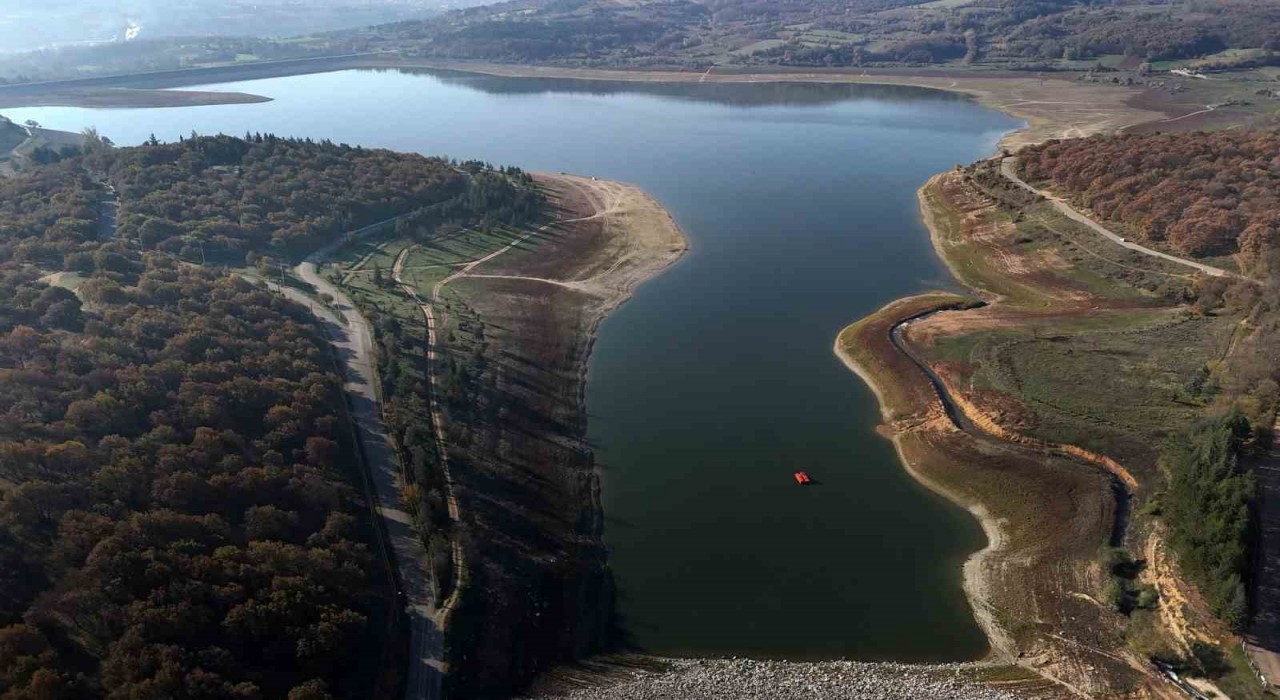 Bolunun içme ve kullanma suyunu karşılayan göle son yağışlar etki etti