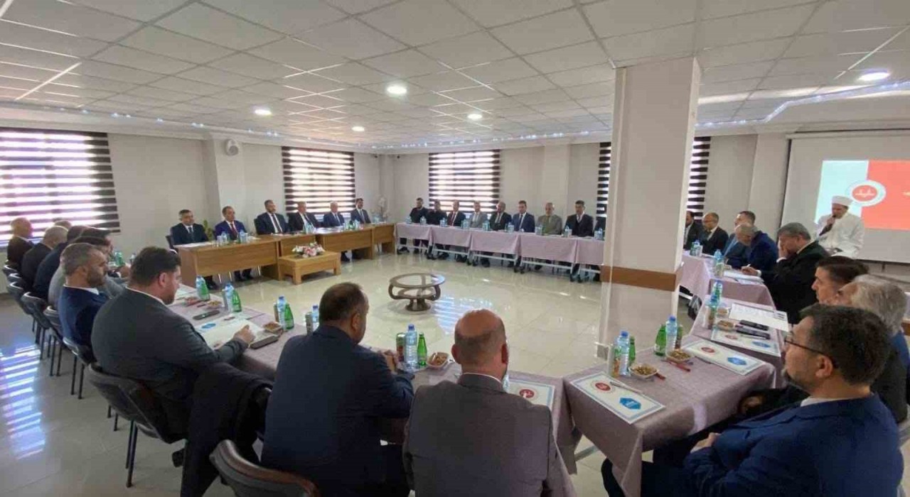 Bozkırda müftüler çalışmaları değerlendirdi