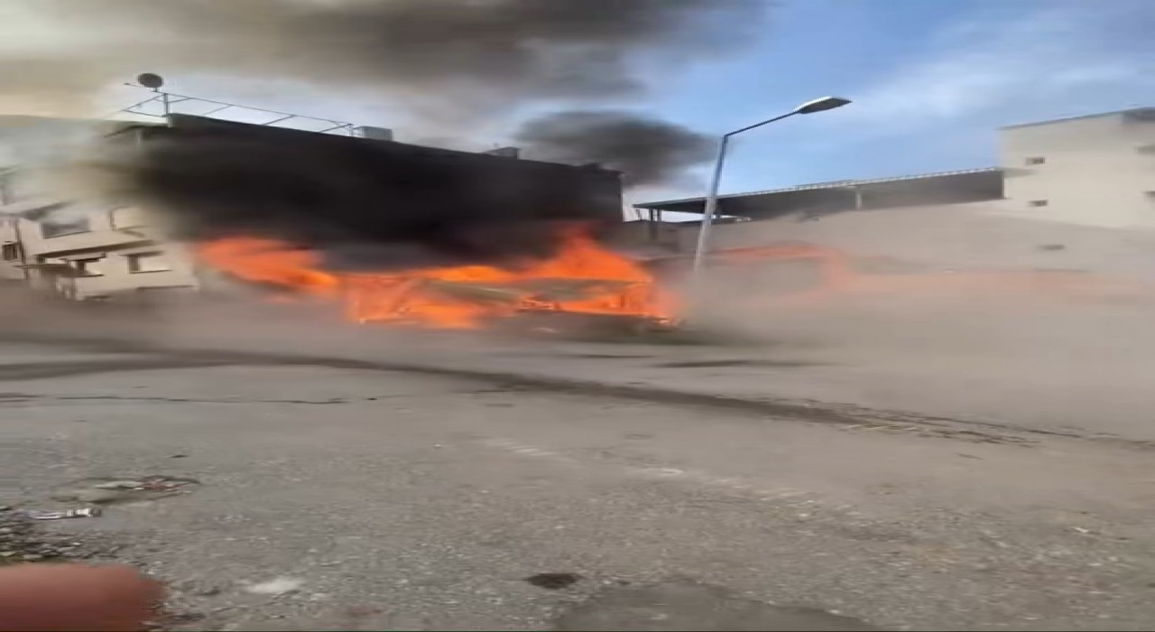 Bursada baraka yangını paniğe neden oldu