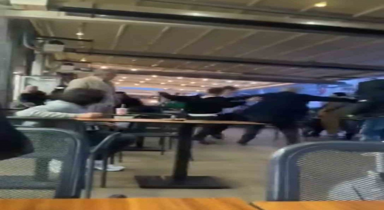 Bursada gençlerin meydan muhaberesi kamerada