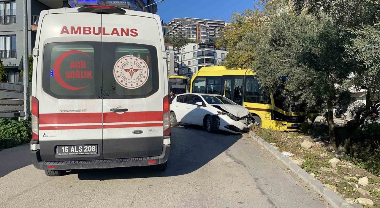 Bursada izne gelen uzman çavuş trafik kazasında yaralandı