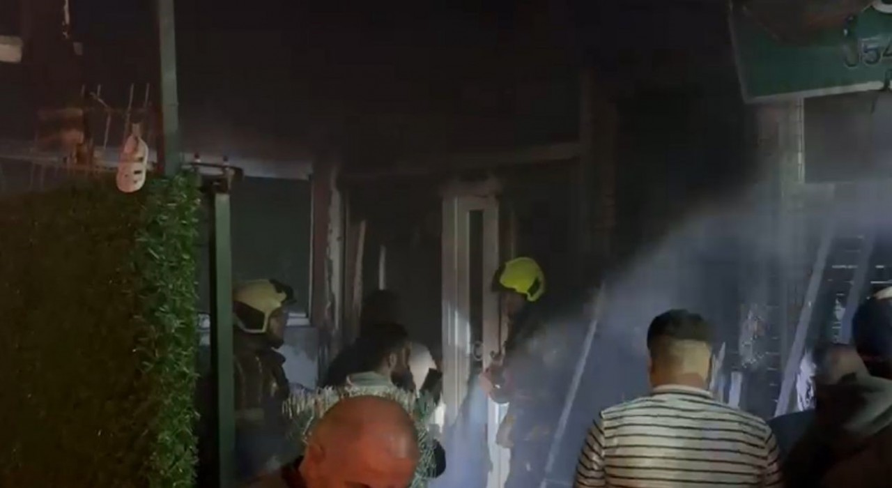 Bursada korkutan yangın: Alevler akaryakıt istasyonuna sıçramadan söndürüldü