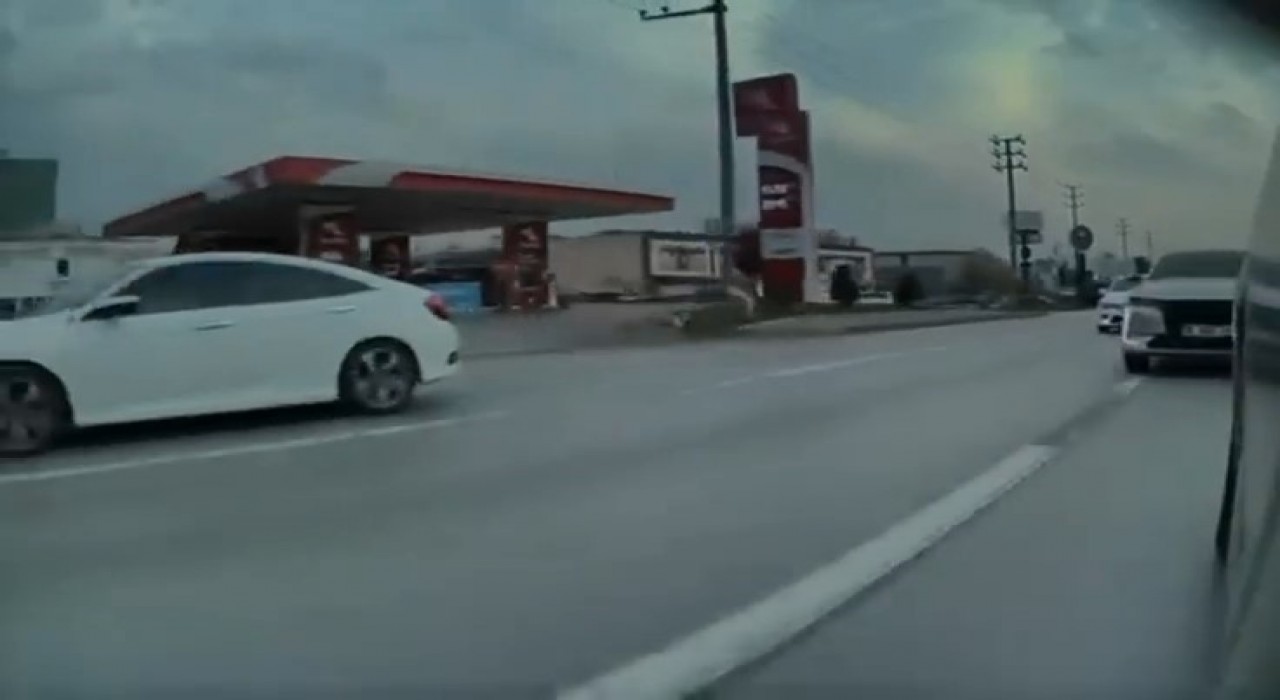 Bursada tehlikeli makas kamerada