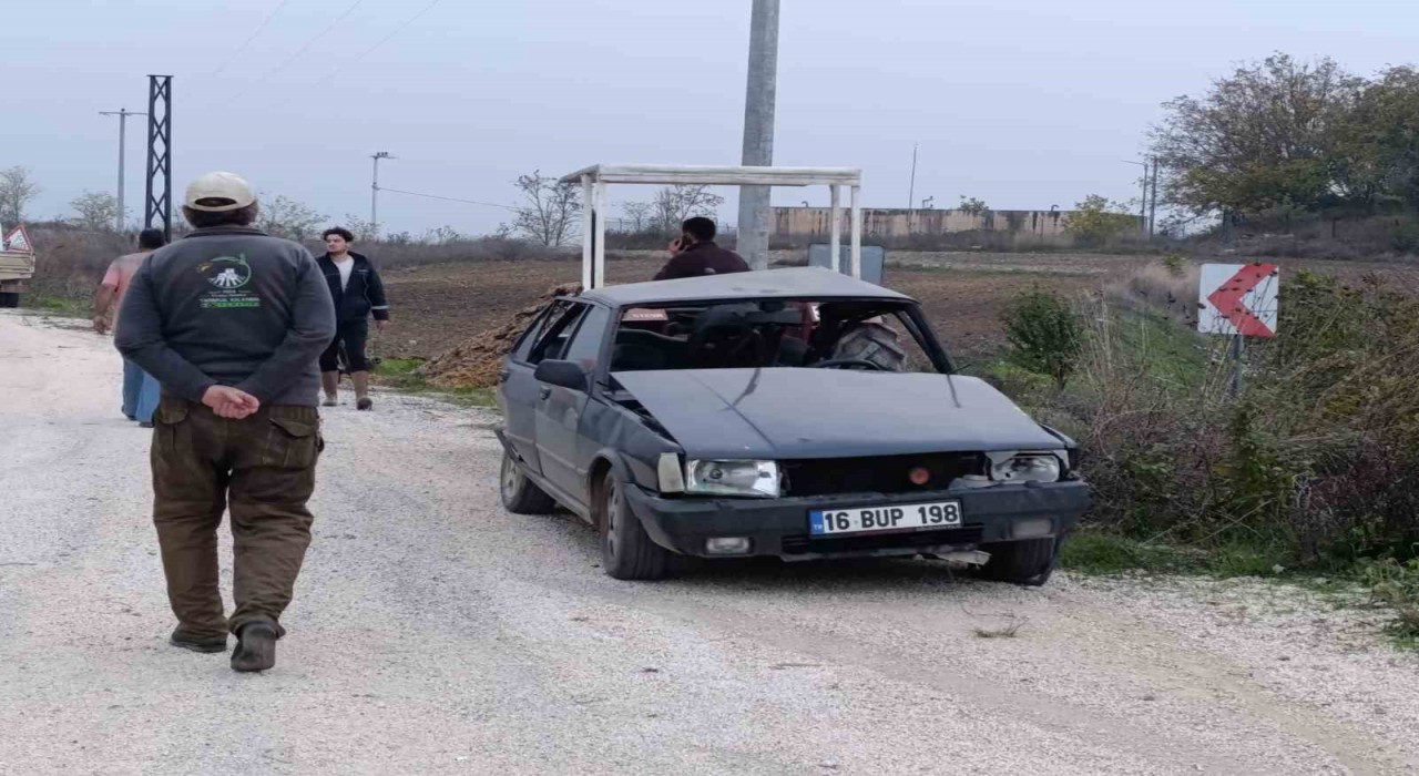 Bursada trafik kazası: 1 ölü, 2 yaralı