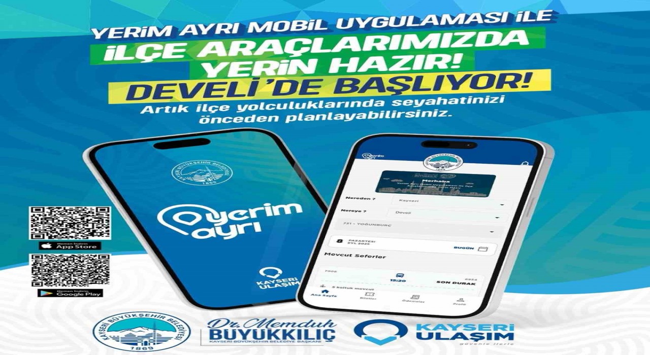 Büyükşehirin konforlu ulaşım uygulaması yerim ayrı şimdi de Develide