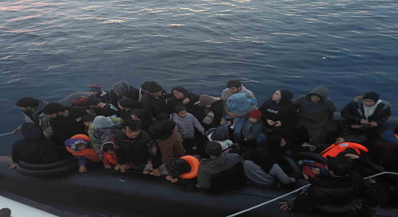 Çanakkalede 42 kaçak göçmen yakalandı