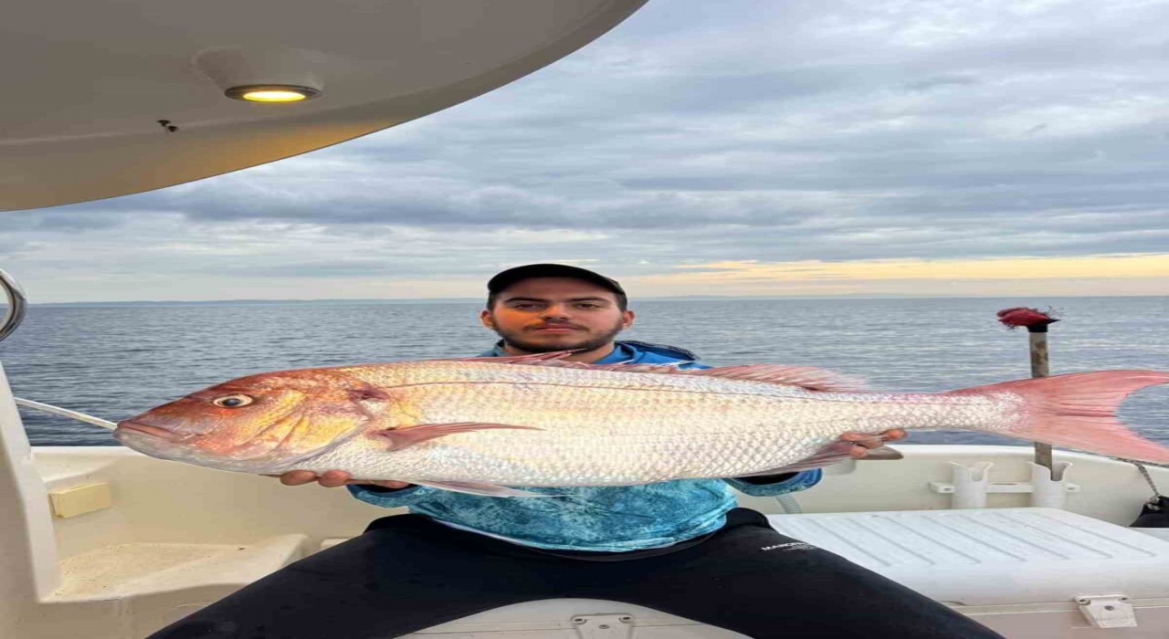 Çanakkalede balıkçılar 12 kilogramlık mercan balığı yakaladı