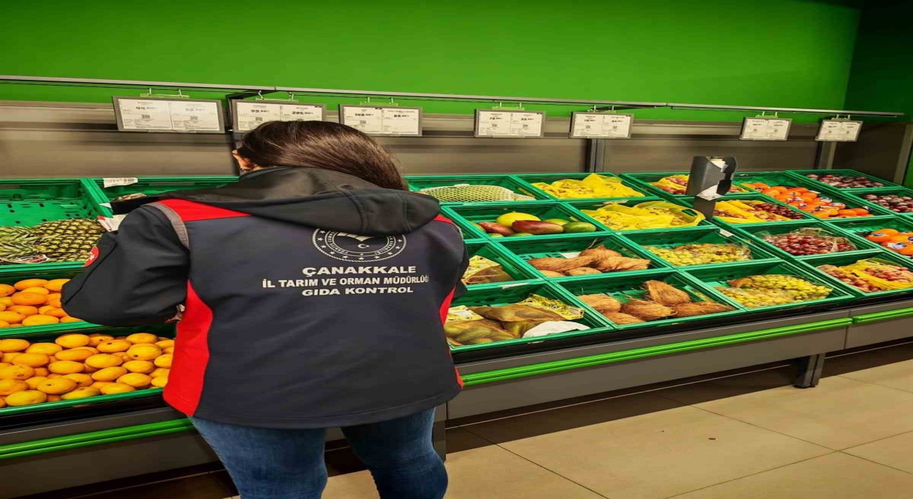 Çanakkalede gıda denetimi
