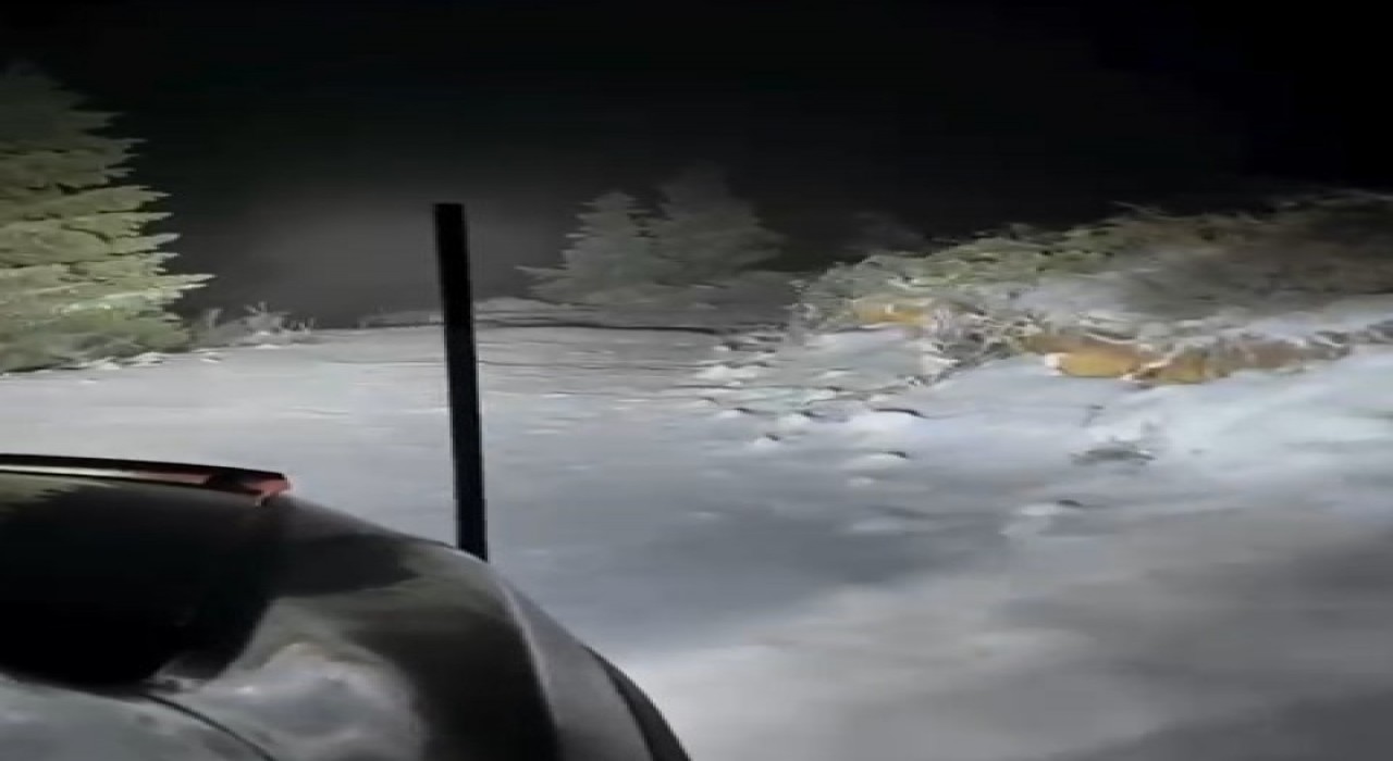 Çankırıda kar yağışı etkili oldu