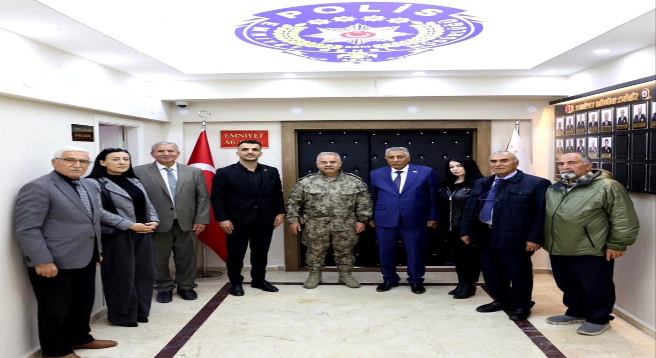 CHP Iğdır İl Başkanı Nizamettin Adadan Emniyet Müdürü Turgaya ziyaret