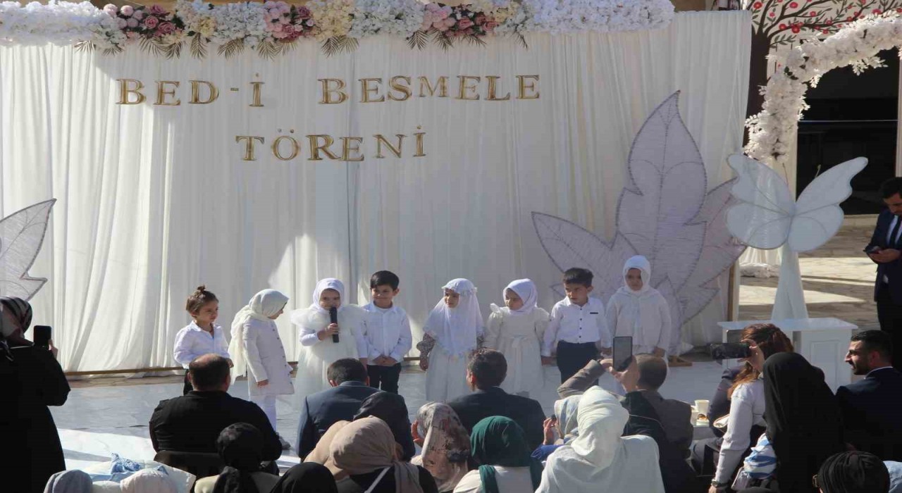 Cizrede minik kalpler  Bed-i Besmeleyle eğitime başladı