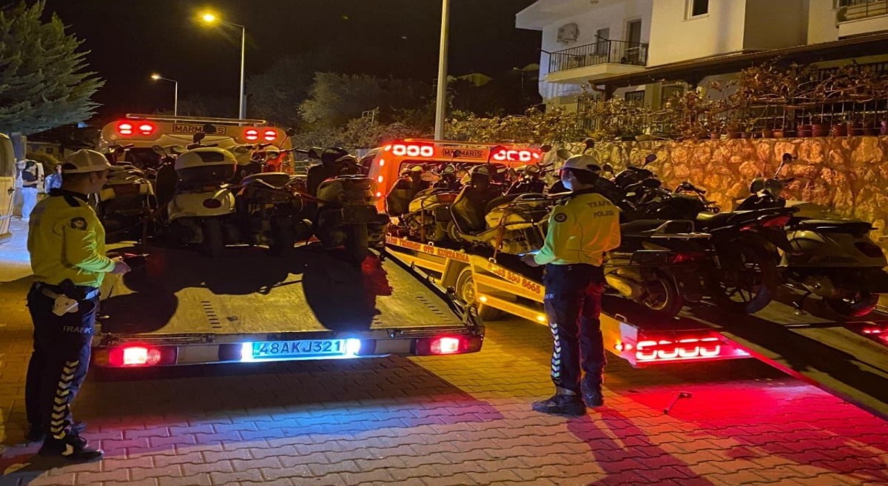 Datçada motosiklet denetimi