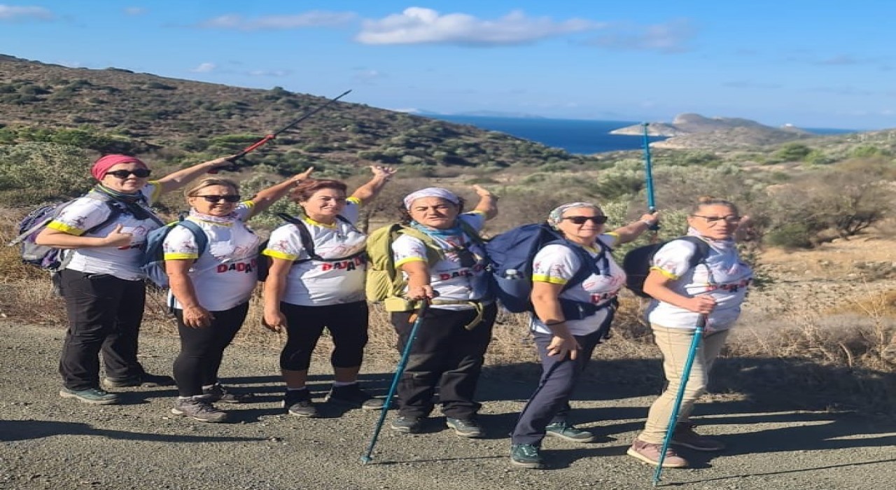 Datçadan Knidosa doğa yürüyüşü yapıldı